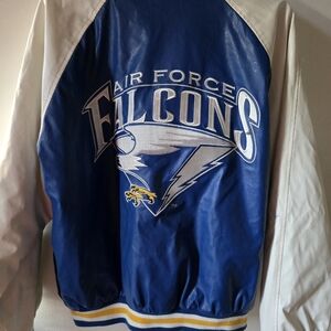 Vintage Air Force Falcons Varsity Jacket – Steve & Barry’s – Blue/White – Size M